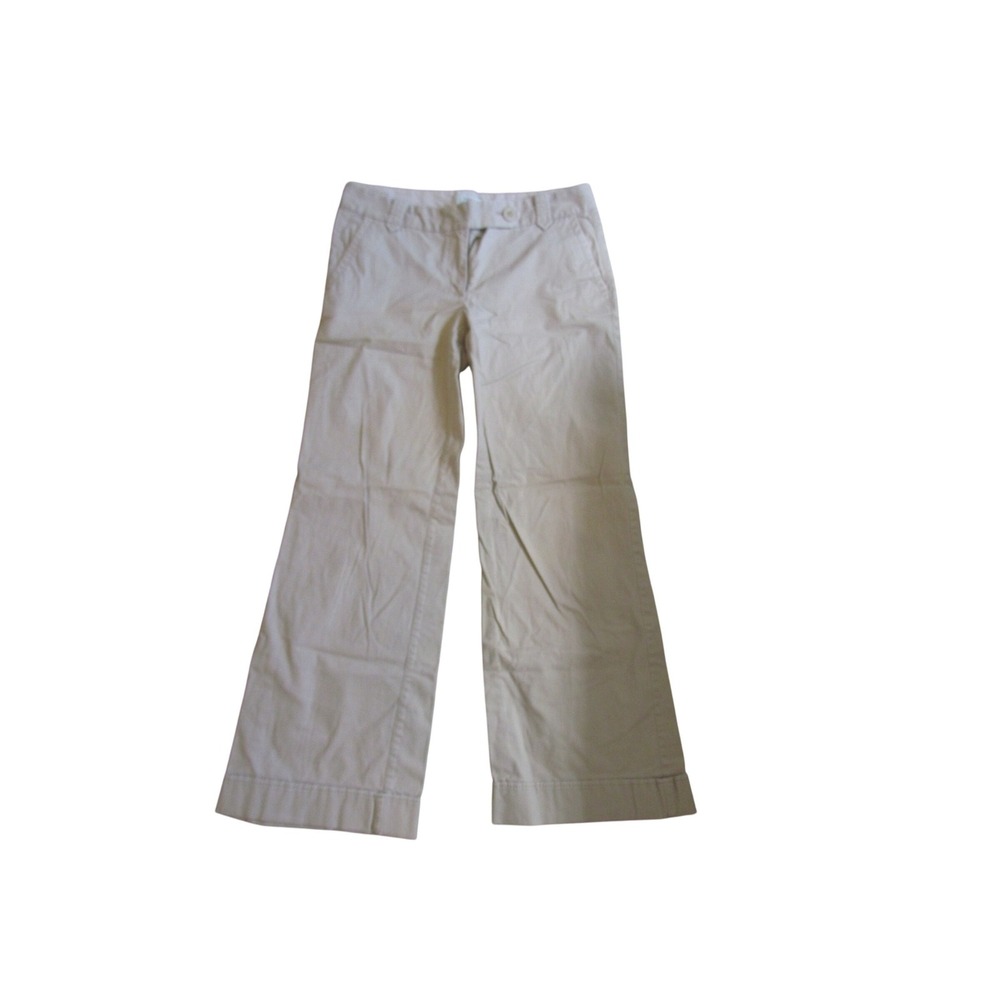 Ann Taylor LOFT Marisa Pants Size 2 Tan Wide Leg Career Casual Trousers